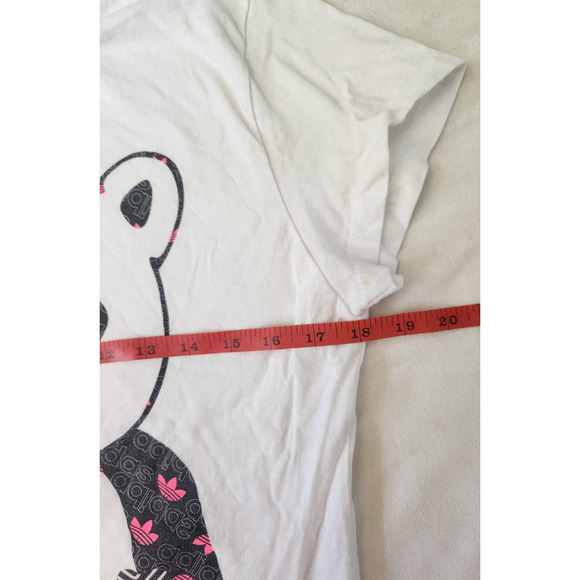 RARE Adidas x Jeremy Scott Pink and Black Panda Shirt, Size XL - Picture 5 of 7